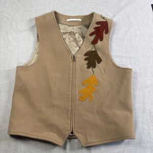 Perry Ellis Decorative Fall Vest Women’s Small